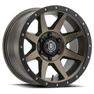 Icon Rebound | Bronze | 6x120 | 0mm | 17x8.5 - Colorado & Canyon Enthusiasts
